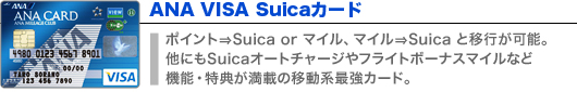 ANA VISA Suicaカード